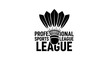 © ANNISA - Badminton League Logo: Professional Sports Brand Emblem with a Classic Silhouette Design