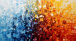 © arif - Vibrant abstract painting isolated on transparent background