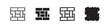 © liubomir118809 - Brick Wall Construction and Building Pattern Icon Set