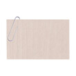 © Hyephemera - Beige Note Card with Silver Clip