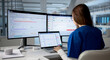 © Andrey Popov - Woman Using Hospital Software On Laptop
