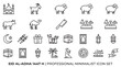 © PhotoHectick - Eid al Adha 1447 H Professional Minimalist Icon Set.