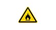 © bagus_ - Warning sign with flame symbol.