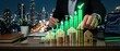 © MODERNARTWatChaRaWit - Investment strategy for real estate growth urban setting financial analysis business environment night view wealth accumulation concept