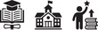 © Secret vec - Digital Education Icon Classroom Technology Graphic