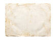© Photo Find - Vintage blank stained paper sheet isolated on transparent background