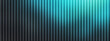 © VEXLO - Futuristic vertical metal slats with cyan neon light, industrial dark gray ribbed texture background, modern architectural wall paneling with glowing blue illumination for tech backdrop.