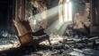 © Alauddin - Fallen ornate throne amidst ruined gothic hall