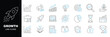 © Hike Studio 2 - Graphs and Graphs set of web icons. Editable stroke. Charts and diagram icons for web and mobile app. Business infographic, charts, statistics, growth, growing bar graph and more.