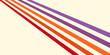 © Rizki - Abstract colorful 70s background vector. Vintage retro wallpaper with rainbow stripes and wavy lines. A 1970 color illustration suitable for posters, banners, decorative items and wall art.