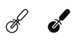© Fahima - Black and white bicycle icons