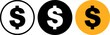 © mohammad - Set of three dollar sign icons in different styles