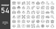 © Minara - Friendship icon set. Editable line icons. Vector illustration.