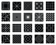 © SHUVO - Geometric tile patterns: A collection of various tiles, architectural design, seamless patterns, minimalist art.