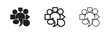 © liubomir118809 - Collaborative thinking and brainstorming icons set. Vector illustrations of group discussion and idea generation in solid and outline styles.