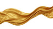 © SnapVerse - Elegant luxury flowing golden silk isolated on transparent background png