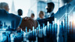 © pattozher - Corporate handshake in Office: A moment of agreement and success is captured in an office environment, featuring the handshake of two business individuals in a strategic deal.