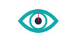 © celana - Teal Eye with Clock Face.