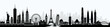 © your picture - Global world landmark skyline silhouette featuring famous international travel destinations and iconic architecture