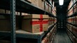 © MOHD Faizan  - Crime Evidence Storage Boxes in Archive Room