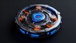 © 如晦 杜 - Futuristic circular technological device
