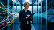 © Buddhisha - american network engineer in a server room.