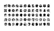 © saba - Icons showcasing machine learning and human intellect are presented in a clean grid format to serve as visual assets for educational materials regarding the evolution of advanced computing systems.