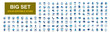 © JIm Studio - Mega icon set of Business management, Customer support, Insurance protection, Webinar communication, Human resources, Online service, Corporate workflow, Education and technology. Solid icons vector