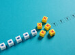 © Cagkan - Strategic uncertainty and business obstacles and decision making concept