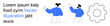 © robu_s - Teamwork, brainstorming, collaboration, workflow, planning, problem-solving. Two people facing each other, pointing outward alongside a gear icon. Teamwork and brainstorming conceptual design