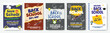 © Nusrat - Set of Back to School A4 flyer and poster template bundle for school admission online learning celebration party sale offer brochure cover modern editable print ready vector marketing pack