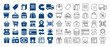 ©  Farida9377 - Collection of clean shopping and e-commerce icons representing online retail and business.