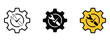 © SAIDUR - Easy installation icon vector, quality support and certified repair solutions symbol, clean flat and outline vector icons suitable for product setup guides