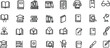 © Nayem - Book icons for education and learning symbols of reading and knowledge