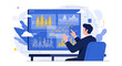 © Titus - Businessman Analyzing Financial Data Charts on Digital Dashboard