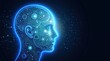 © Rahena - Artificial Intelligence Human Head with Circuit Board Brain