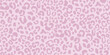 © Senaysky - Wild cat spots in pink shades, seamless pattern with jaguar skin, snow leopard isolated on pink