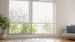© AiPhoto - 大きな窓から緑を眺める涼しい夏の室内