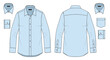 © Ami Triyatmi - Light Blue Mens Dress Shirt.