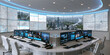 © Visual Studio - <Futuristic Control Room Design: High-Tech Command Center with Interactive Surveillance Technology for City Monitoring and Strategic Data Analysis>
