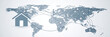 © Visual Studio - Global Connections: Illustrated Map of Digital Network in the Social Media and Communication Era
