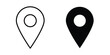 © Cristiane - Map marker icon on white background.