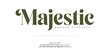 © crossover - Majestic, Elegant alphabet letters font and number. Typography luxury classic lettering serif fonts decorative for logo wedding vintage retro concept. vector illustration