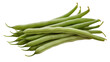 © Roxana - Heap of fresh green string beans, isolated on transparent background