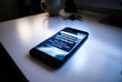 © Meow Creations - Smartphone displaying hantavirus outbreak warning alert on desk