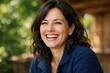 © Khan - Joyful mature woman, authentic happiness, natural beauty, smiling female portrait, positive lifestyle, candid emotion