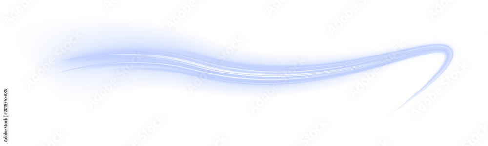 Blue speed line cuts sharply across darkness, creating a clean radiant ...