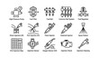 © Cali6ro - Fuel injection icons labeled as automotive components on white