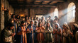 © Bargais - The descent of the Holy Spirit on the Apostles. Pentecost.