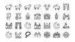 © MD - Islamic Festival Eid al-Adha Line Icons Collection